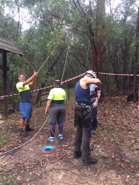setup for sock wrestling
